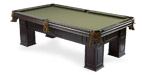 Frontenac Mahogany quality pool table model available from Pool Tables Canada