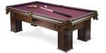 Frontenac Walnut quality pool table model available from Pool Tables Canada