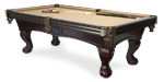 Pinnacle Mahogany quality pool table model available from Pool Tables Canada