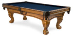 Pinnacle Oak quality pool table model available from Pool Tables Canada